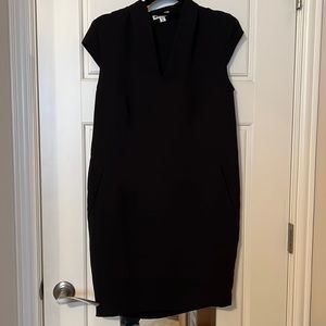 Whistles Paige V Neck Shift Dress